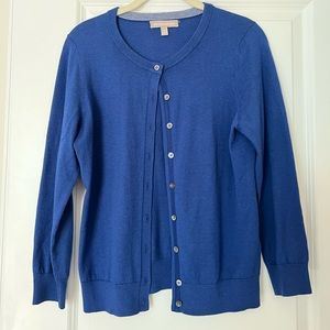 Banana Republic royal blue cardigan
